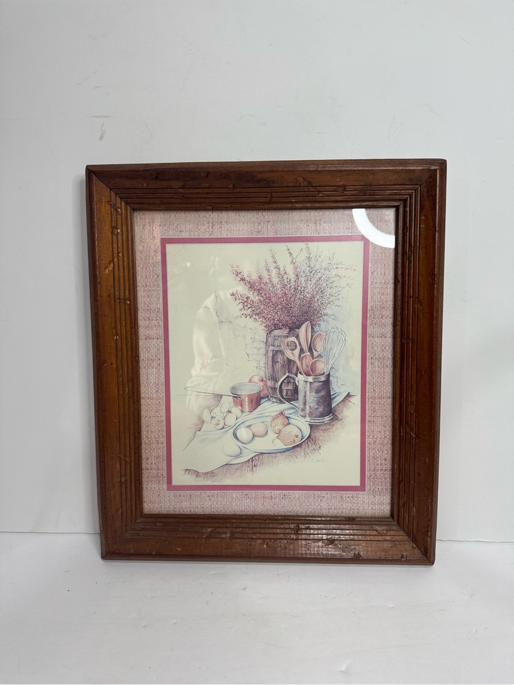Vintage Kitchen Still Life Framed Print by E. Hale